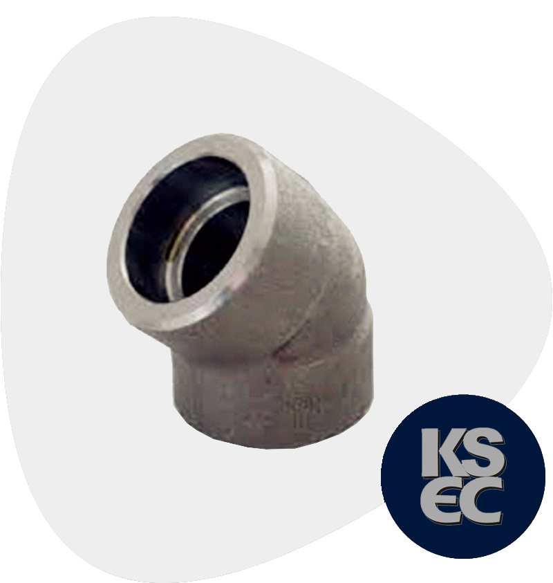Alloy Steel Forged Socket Weld 45 Degree Elbow