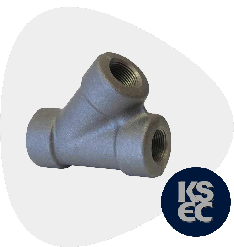 Alloy Steel Forged Threaded 45 Degree Lateral Tee