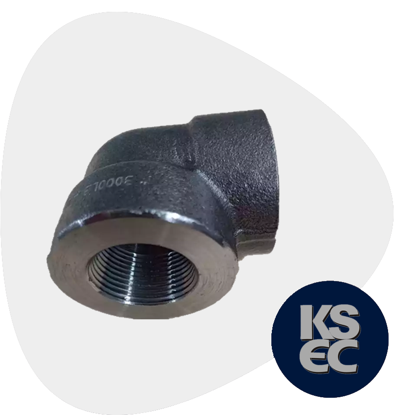Carbon Steel Forged Threaded 90 Degree Elbow