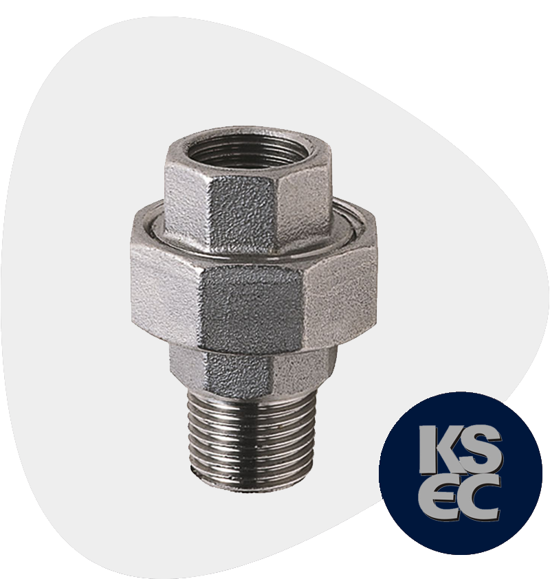 Carbon Steel Forged Threaded Male x Female Union