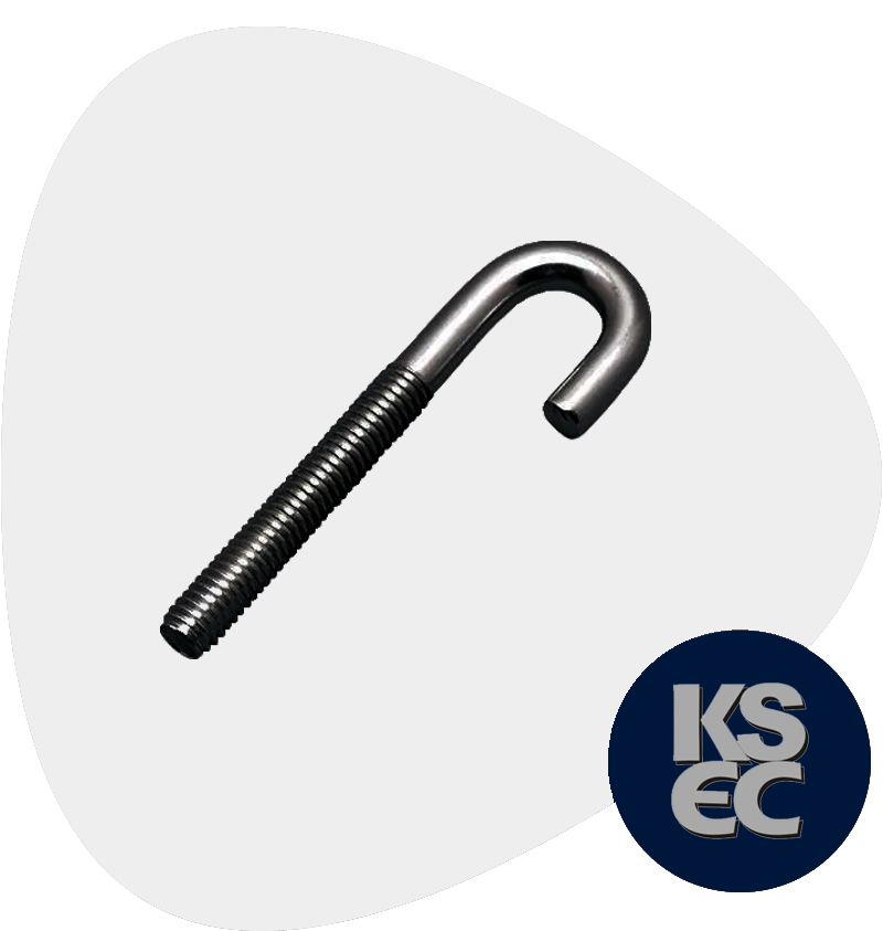 Carbon Steel J Bolts