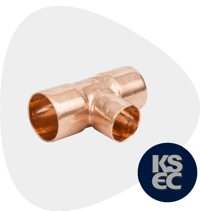 Cupro Nickel Butt weld Reducing Outlet Cross / Tees