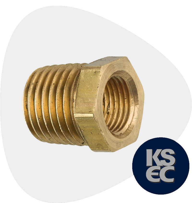 Cupro Nickel Forged Threaded Hex Head Bushings