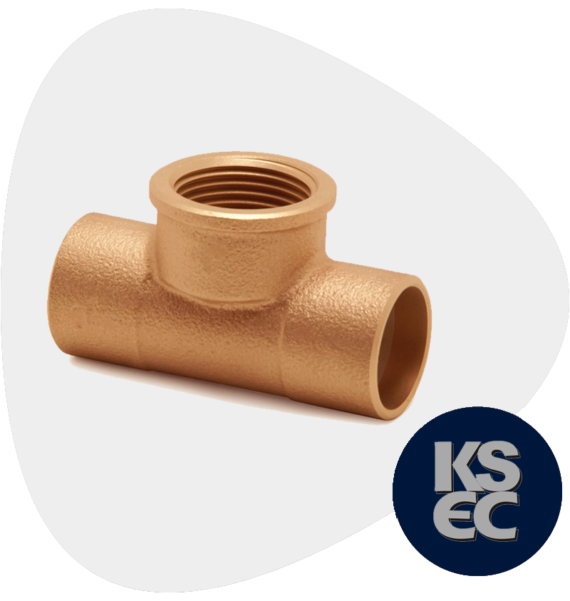 Cupro Nickel Forged Threaded Tee