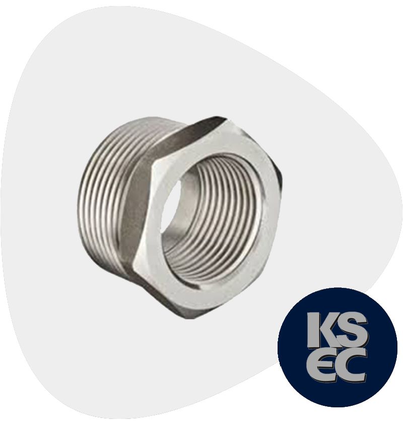 Duplex/Super Duplex Steel Forged Threaded Hex Head Bushings