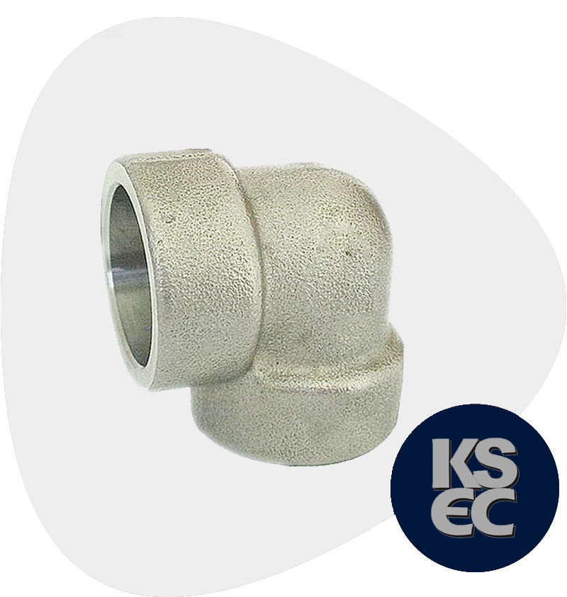 High Nickel Alloy Forged Socket Weld 90 Degree Elbow