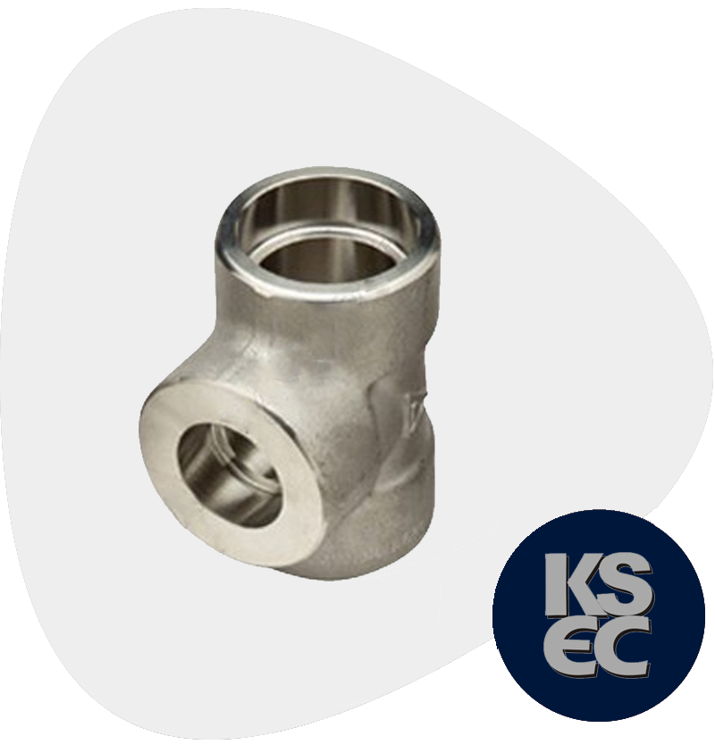 High Nickel Alloy Forged Socket Weld Unequal Tee