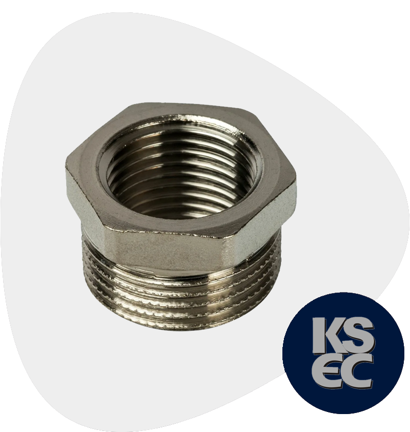 High Nickel Alloy Forged Threaded Hex Head Bushings