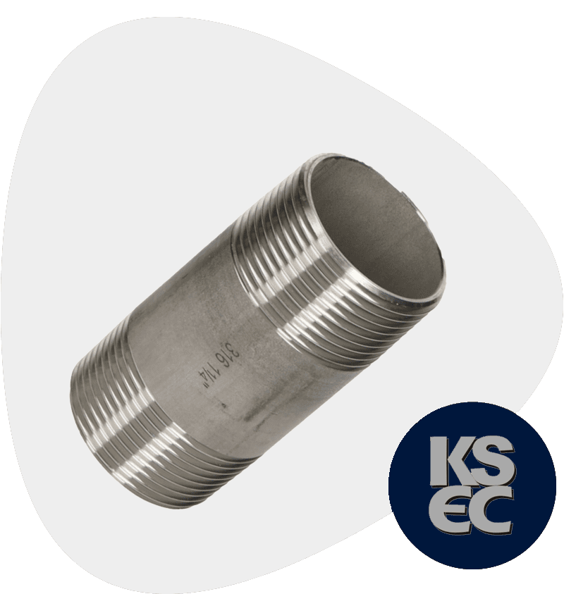 Inconel Butt weld Barrel Nipple