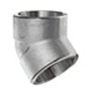 SS Forged Socket Weld 45° Elbow