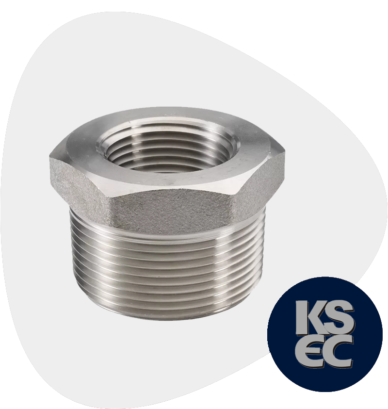 Stainless Steel Forged Threaded Hex Head Bushing