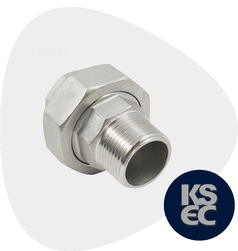 Stainless Steel Forged Threaded Male x Female Union